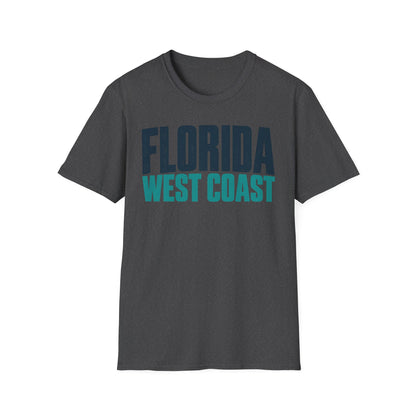 Florida West Coast Unisex Softstyle T Shirt State Name Graphic Tee