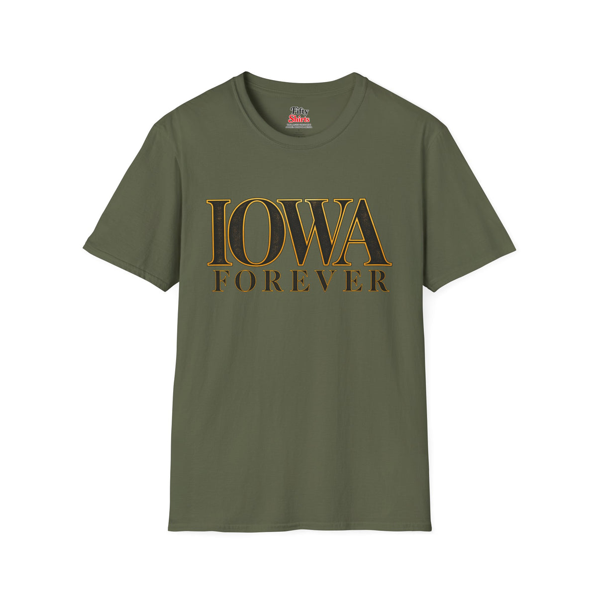 Iowa Forever Unisex Softstyle T Shirt State Name Graphic Tee