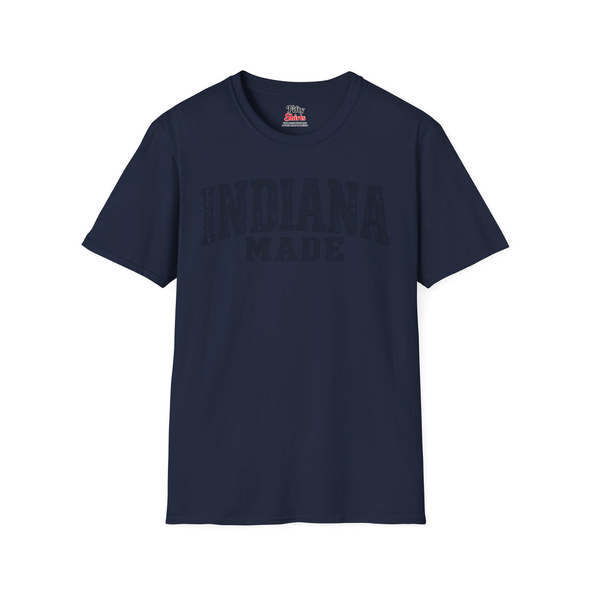 Indiana Made Unisex Softstyle T Shirt State Name Graphic Tee