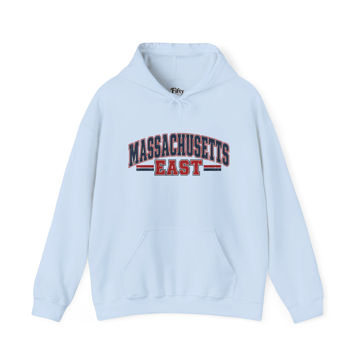 Massachusetts East Unisex Hoodie State Name Graphic