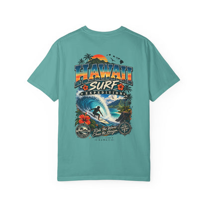 Hawaii Surf Expedition Unisex Comfort Color 1717 Streetwear Graphic Tee