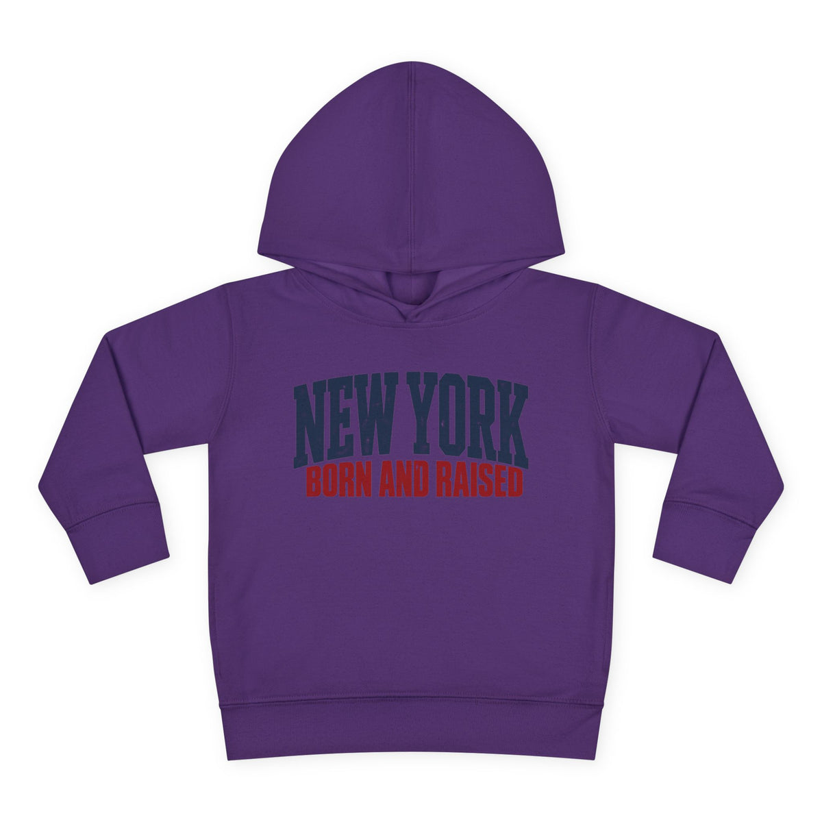 New York Born and Raised Premium Northeast Streetwear Unisex Toddler Pullover Fleece Hoodie Graphic