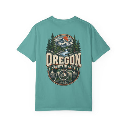 Oregon Mountain Club Unisex Comfort Color 1717 Streetwear Graphic Tee