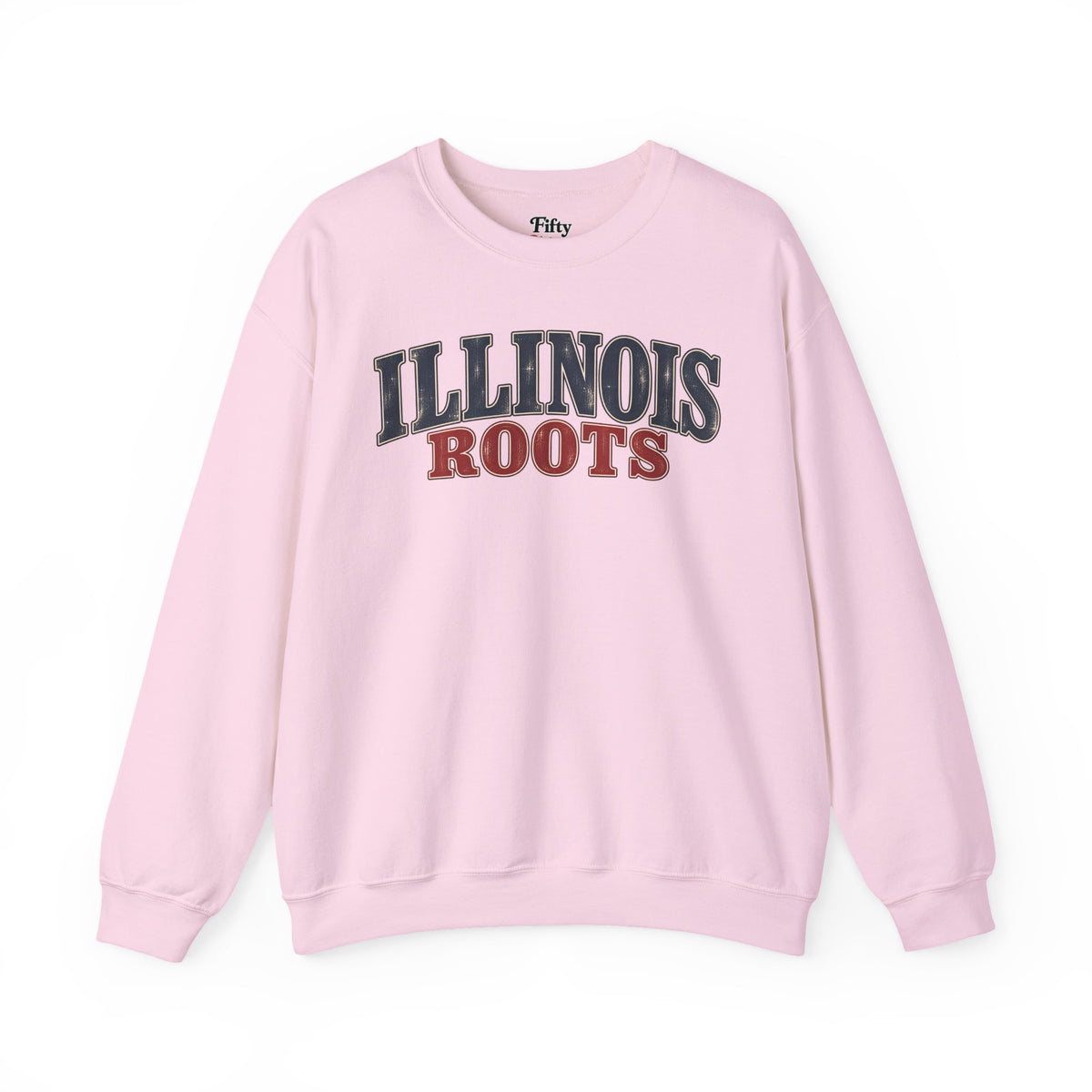 Illinois Roots Unisex Crewneck Sweatshirt State Name Graphic