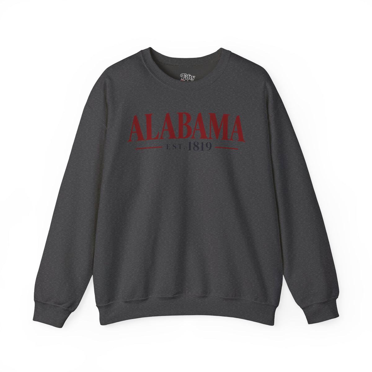 Alabama Est 1819 Unisex Crewneck Sweatshirt State Name Graphic