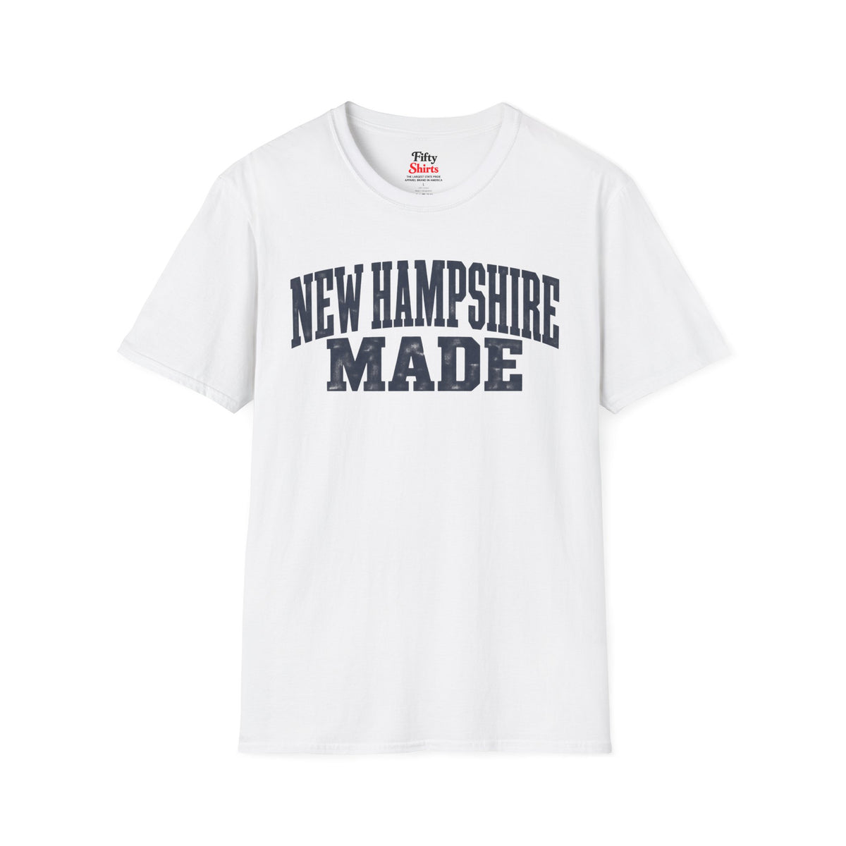 New Hampshire Made Unisex Softstyle T Shirt State Name Graphic Tee