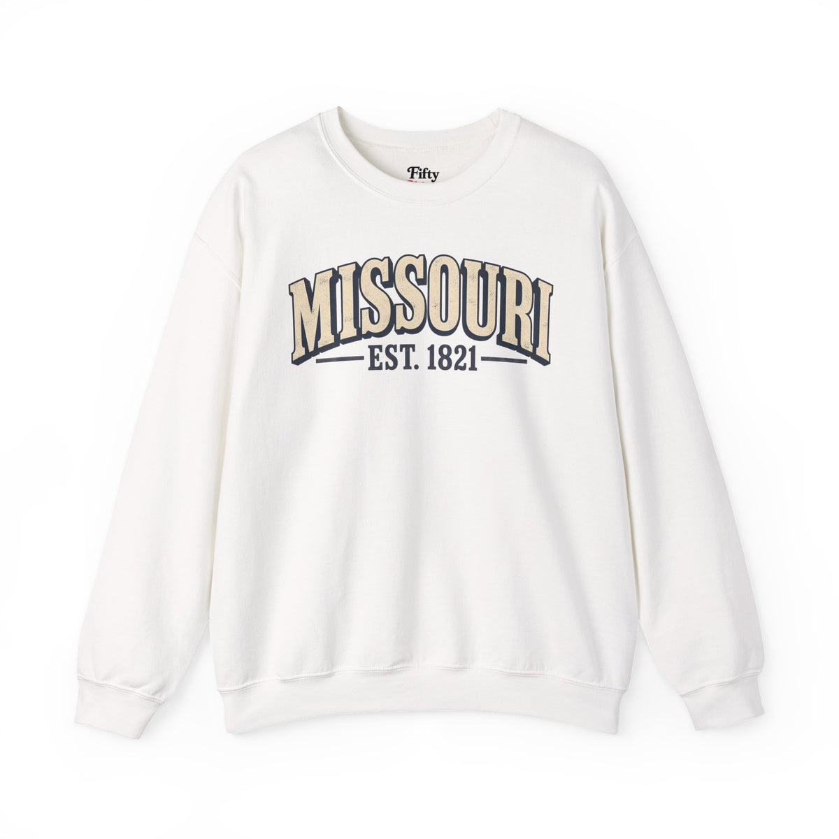 Missouri Est 1821 Unisex Crewneck Sweatshirt State Name Graphic