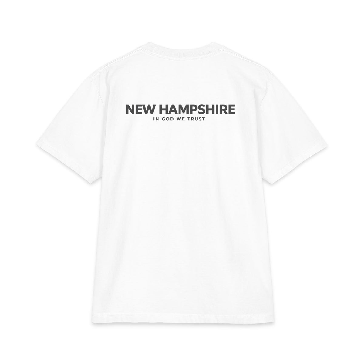 New Hampshire All State In God We Trust Unisex Max Heavyweight Short Sleeve