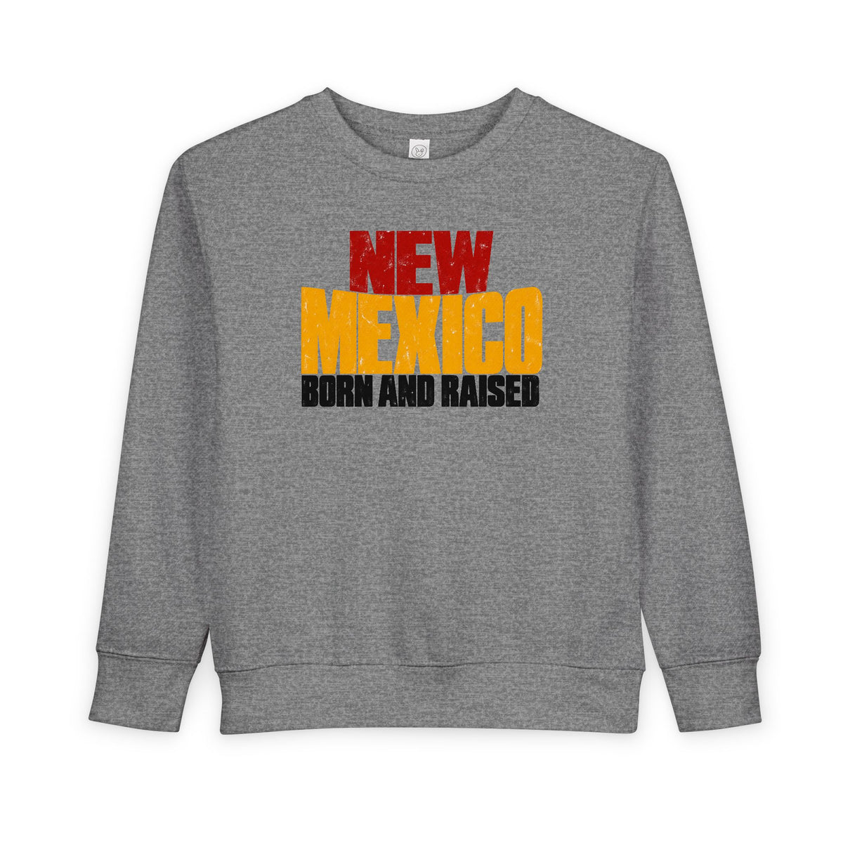 New Mexico Born and Raised Bold Streetwear Unisex Toddler Sweatshirt