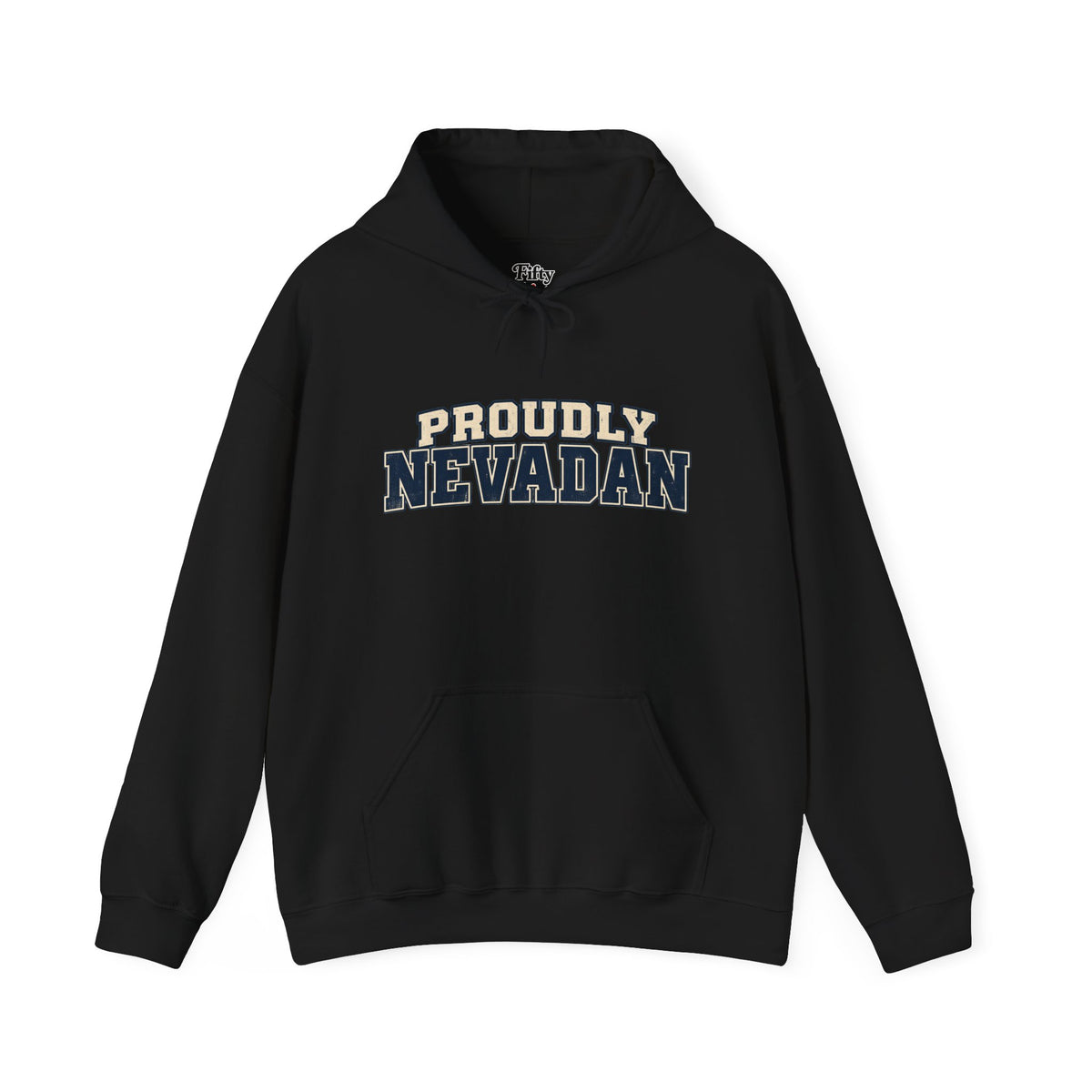 Proudly Nevadan Nevada Unisex Hoodie State Name Graphic