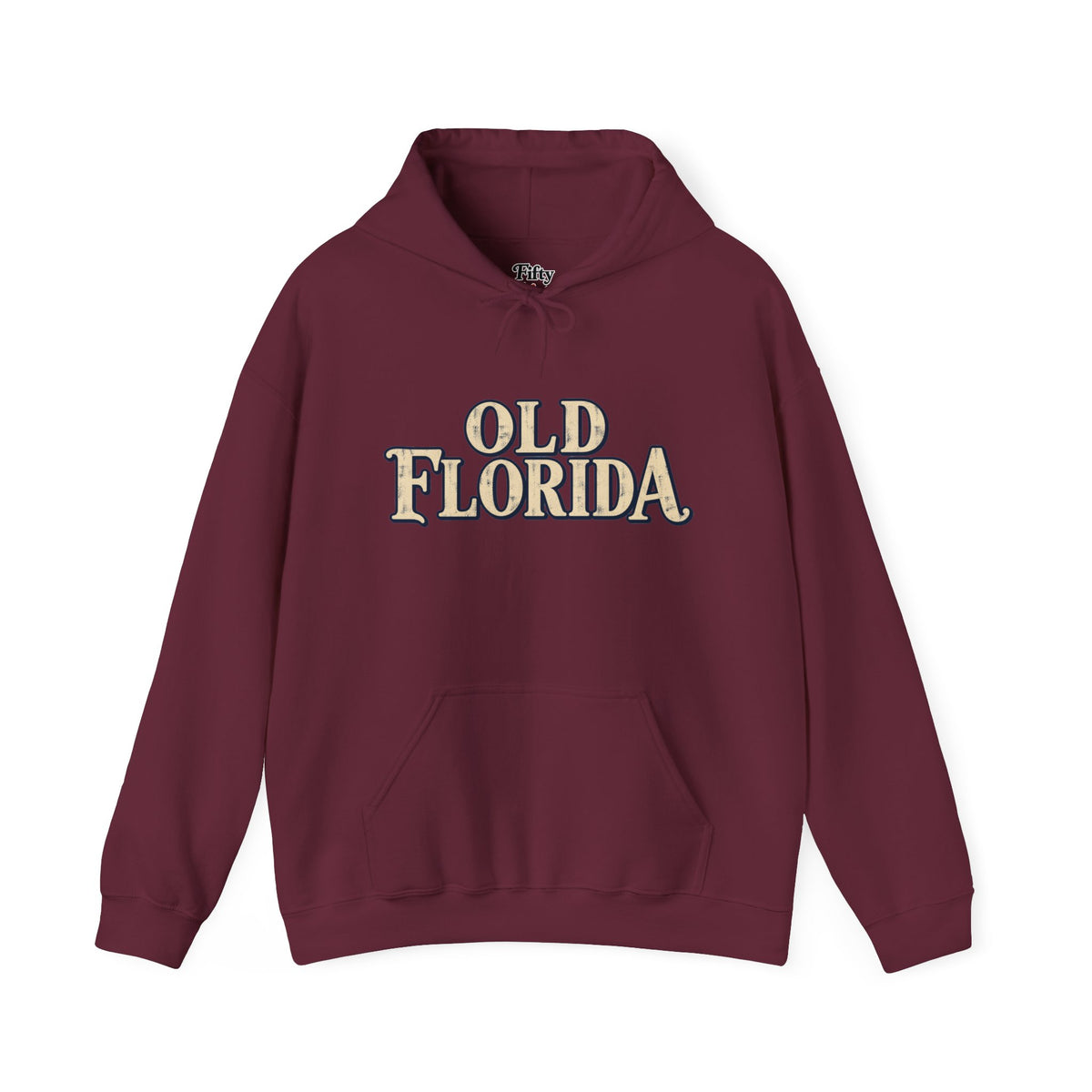 Old Florida Unisex Hoodie State Name Graphic