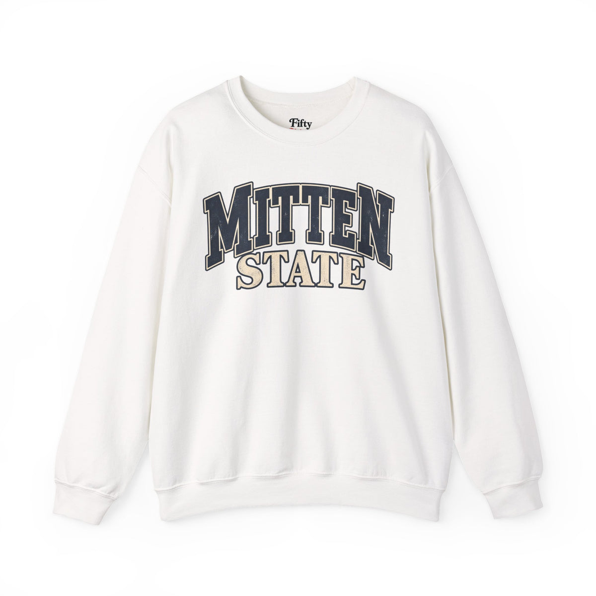 Michigan Mitten State Unisex Crewneck Sweatshirt State Name Graphic