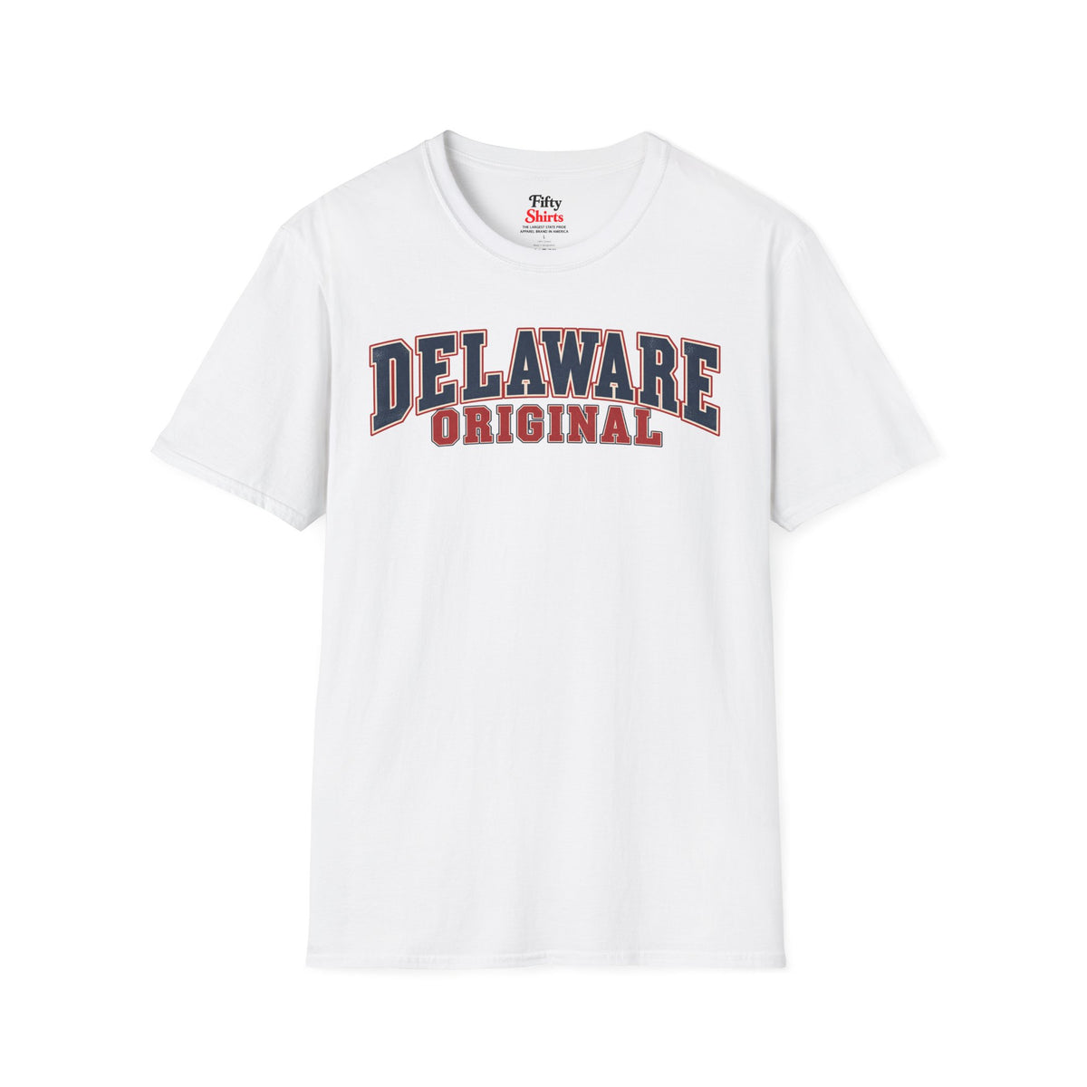 Delaware Original Unisex Softstyle T Shirt State Name Graphic Tee