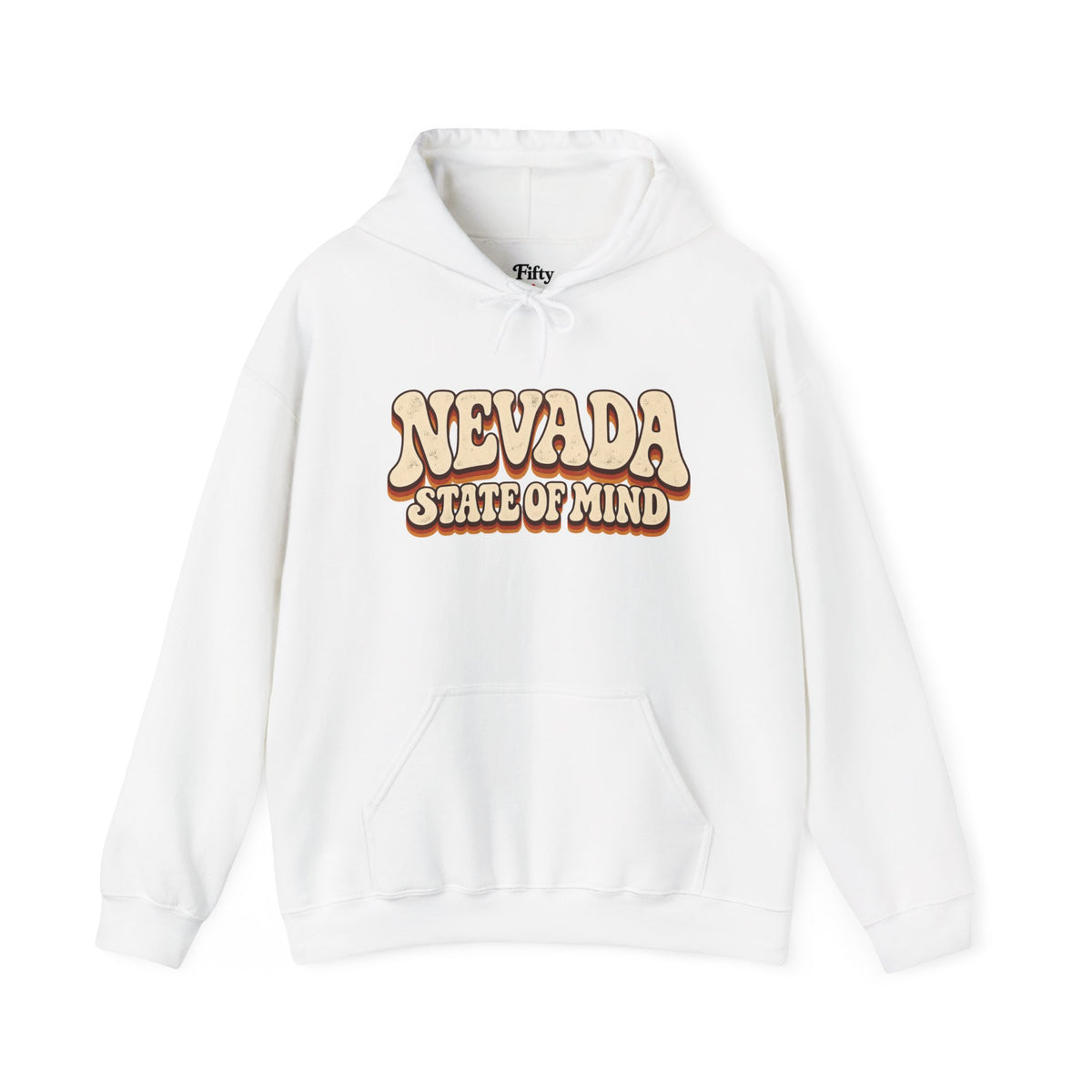 Nevada State of Mind Unisex Hoodie State Name Graphic