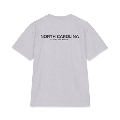 North Carolina All State In God We Trust Unisex Max Heavyweight Short Sleeve
