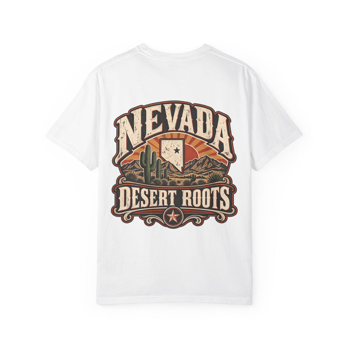 Nevada Desert Roots Unisex Comfort Color 1717 Streetwear Graphic Tee