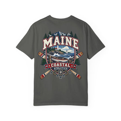 Maine Coastal Athletics Unisex Comfort Color 1717 Streetwear Graphic Tee