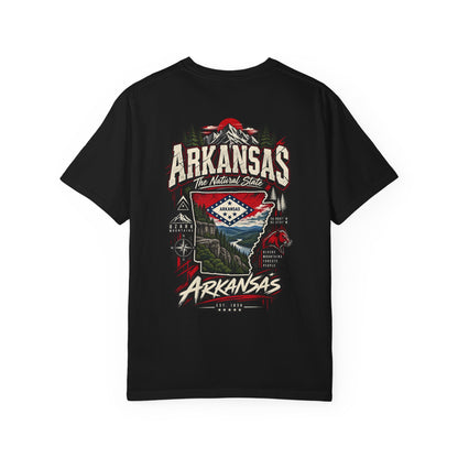 Arkansas Street Legacy Unisex Comfort Color 1717 Streetwear Graphic Tee