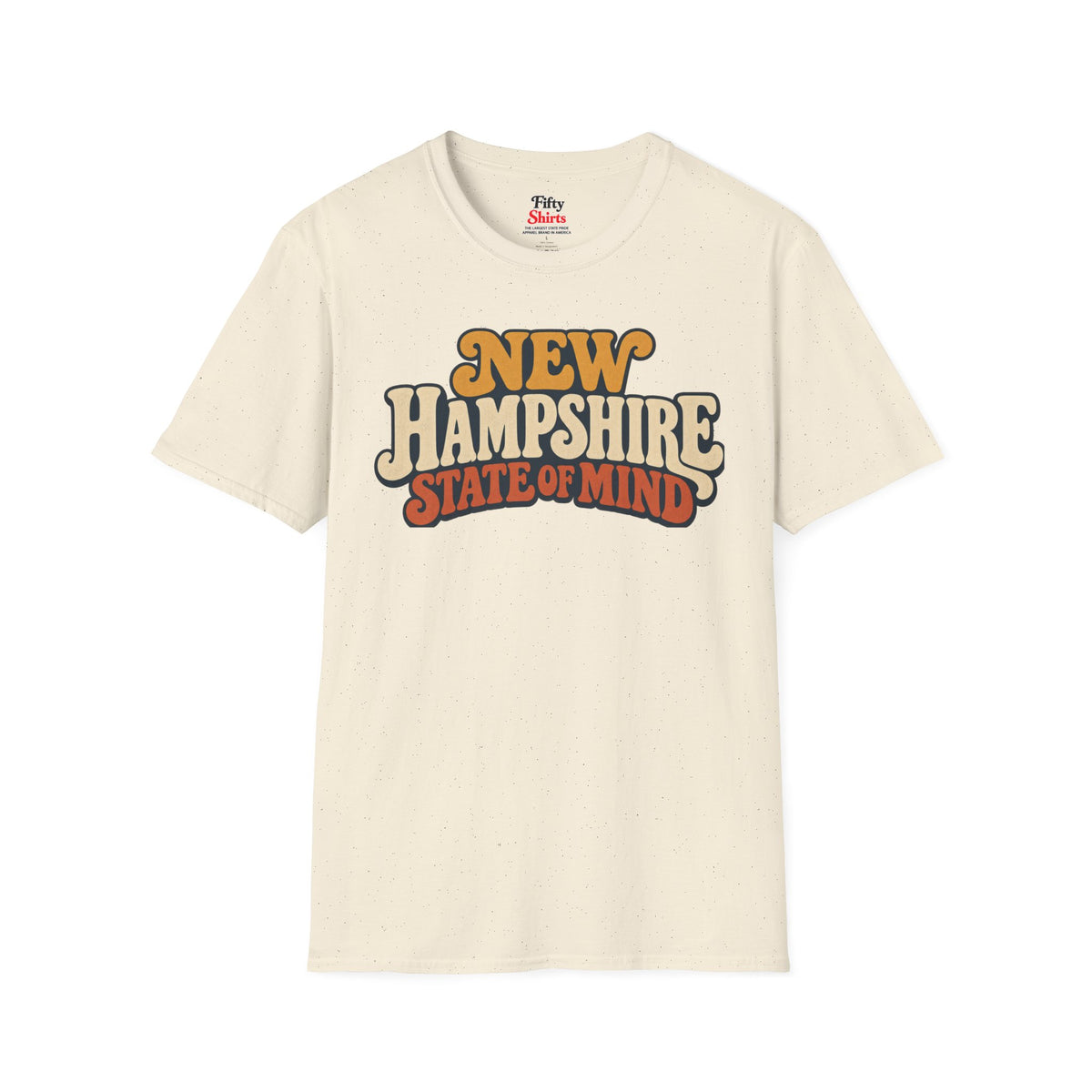 New Hampshire State of Mind Unisex Softstyle T Shirt State Name Graphic Tee