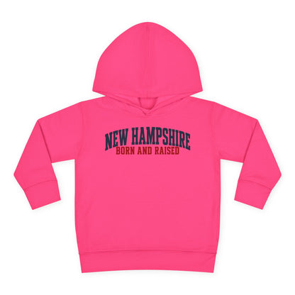 New Hampshire Born and Raised Minimal Heritage Unisex Pullover Fleece Hoodie