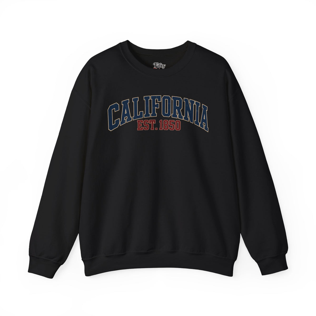 California Est. 1850 Unisex Crewneck Sweatshirt State Name Graphic