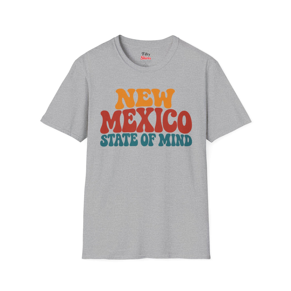 New Mexico State Of Mind Unisex Softstyle T Shirt State Name Graphic Tee