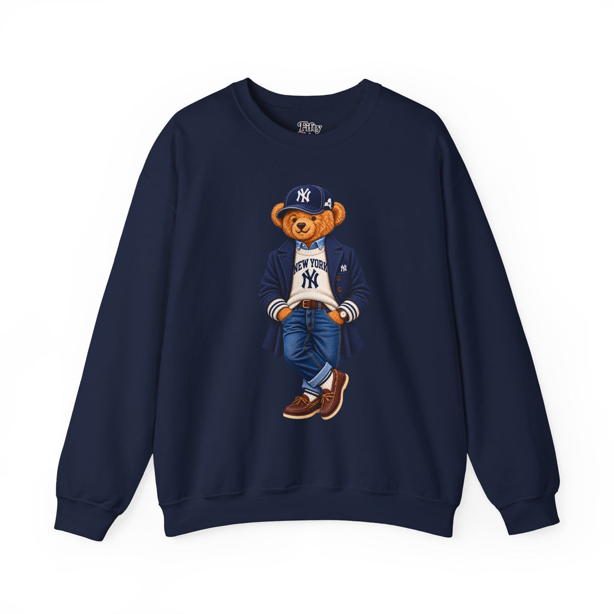 New York - Game Day Teddy Bear Sweatshirt