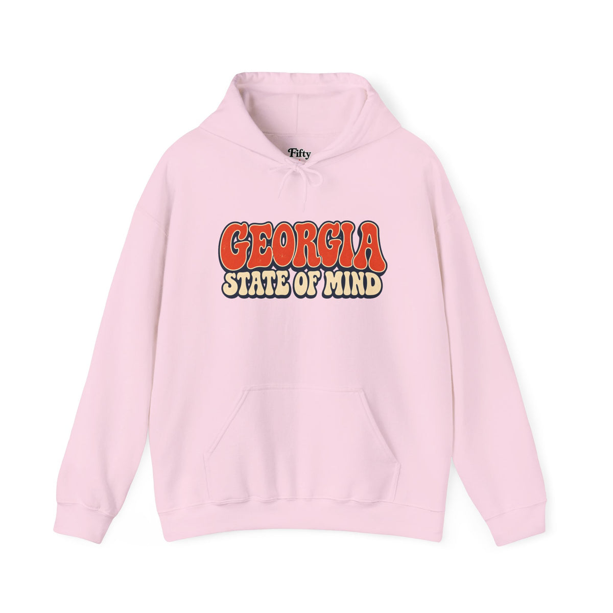 Georgia State of Mind Unisex Hoodie State Name Graphic