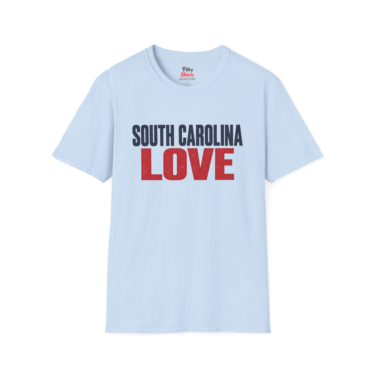 South Carolina Love Unisex Softstyle T Shirt State Name Graphic Tee