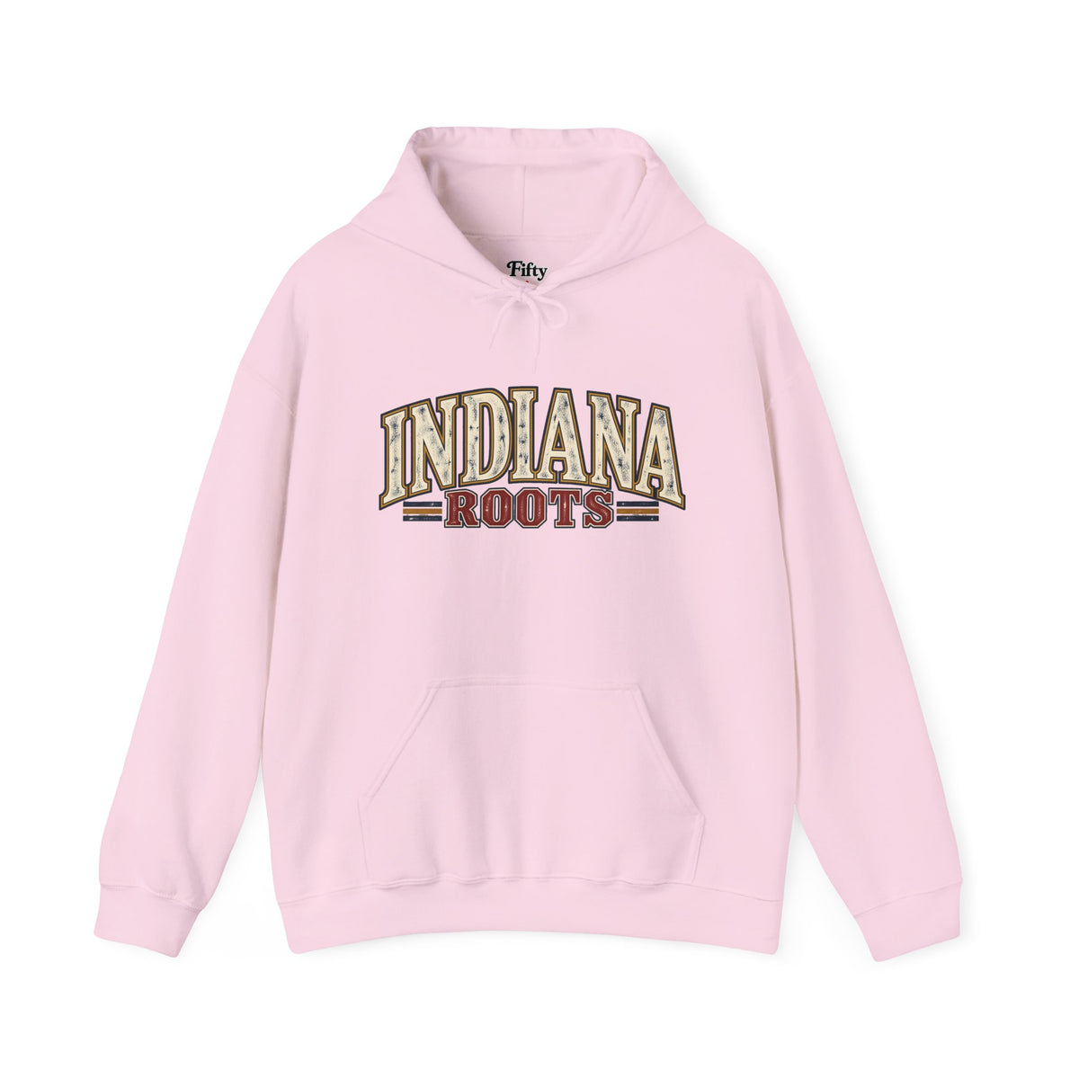 Indiana Roots Unisex Hoodie State Name Graphic