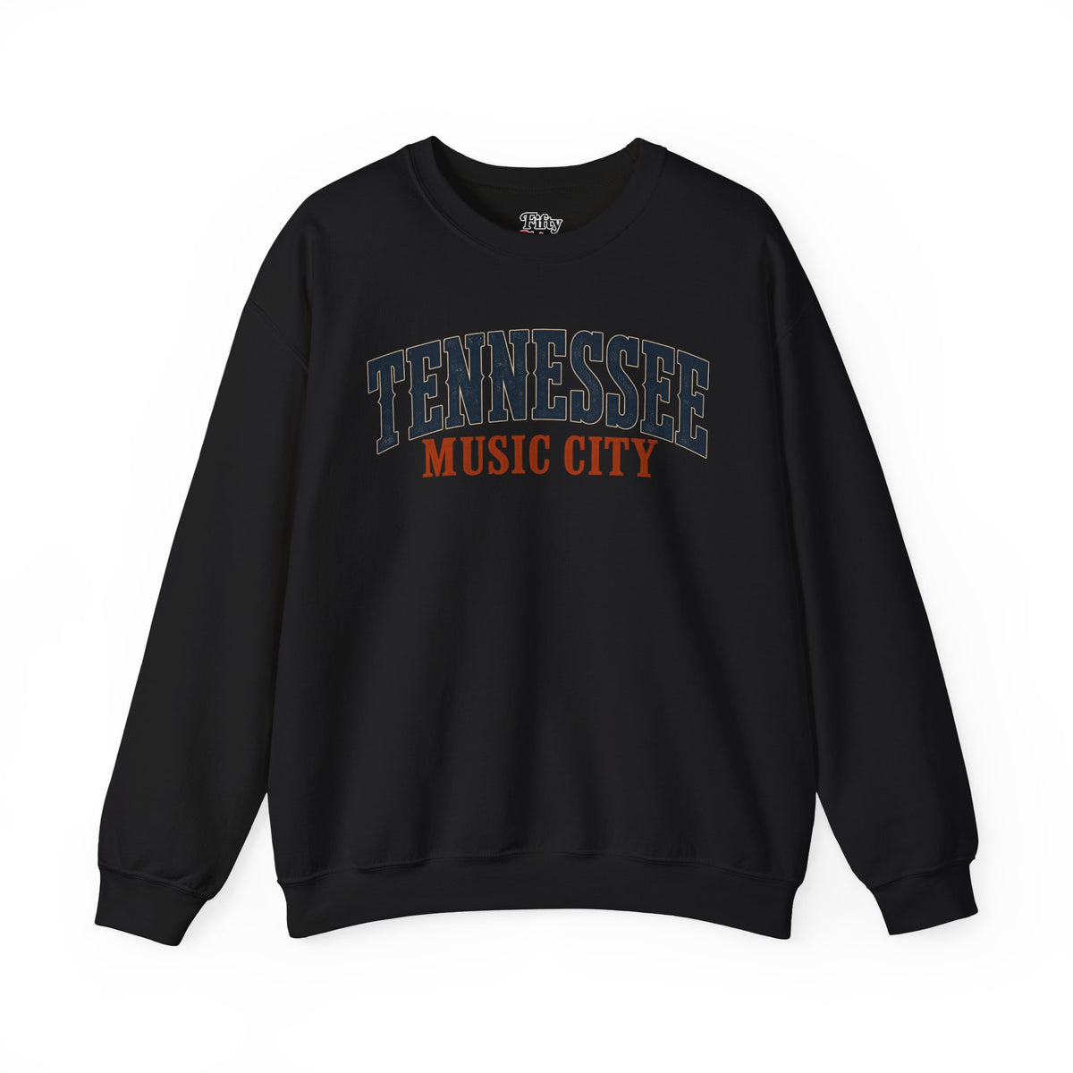 Tennessee Music City Unisex Crewneck Sweatshirt State Name Graphic
