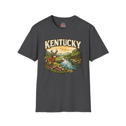 Kentucky Wildlife Unisex Softstyle T Shirt State Pride Graphic Tee Collections FS03
