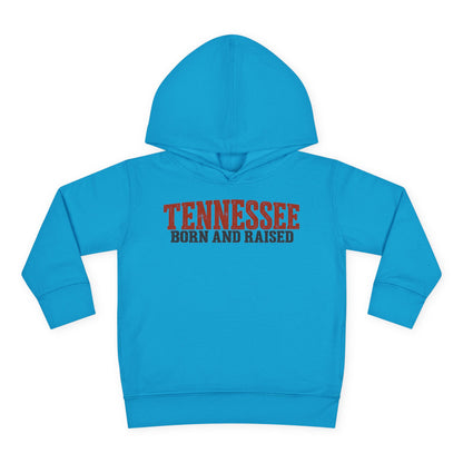 Tennessee Born and Raised Vintage Country Style Unisex Toddler Pullover Fleece Hoodie