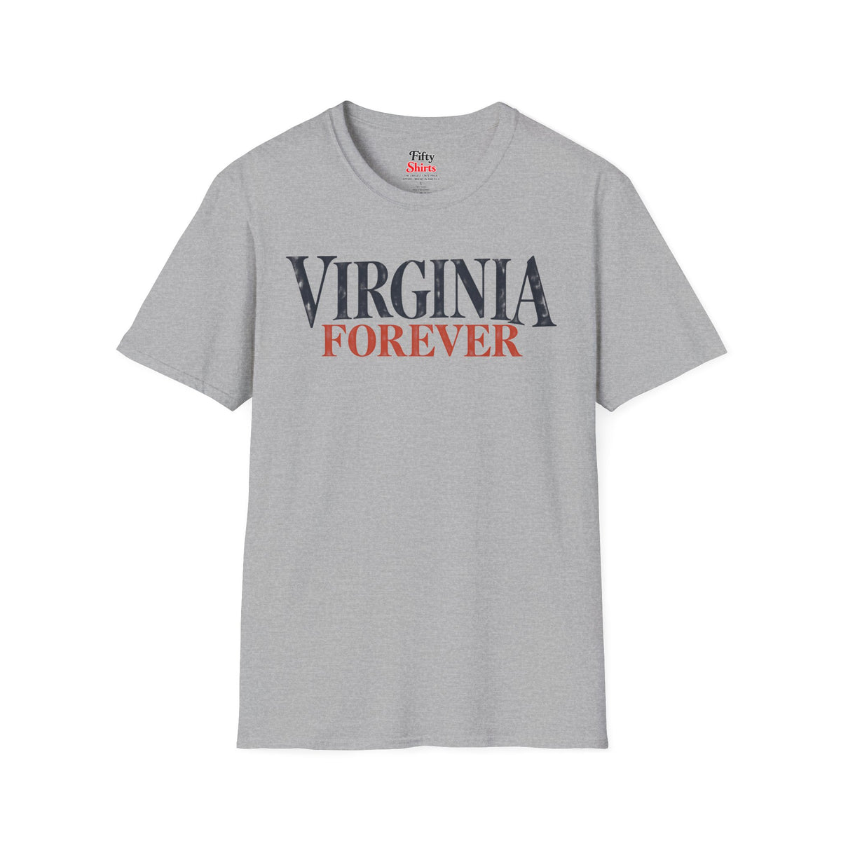 Virginia Forever Unisex Softstyle T Shirt State Name Graphic Tee