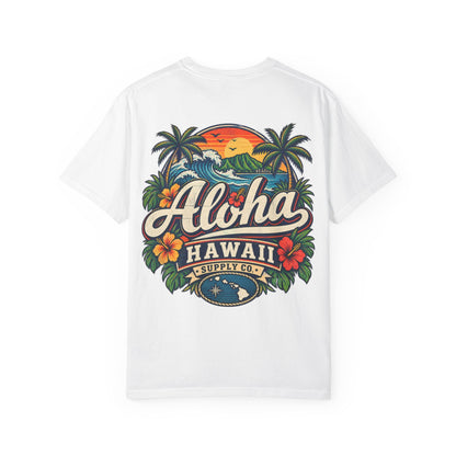 Hawaii Aloha Supply Co Unisex Comfort Color 1717 Streetwear Graphic Tee