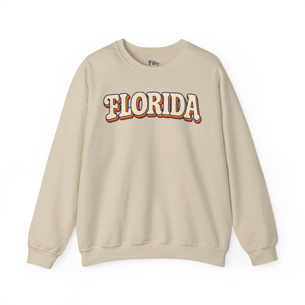 Florida Unisex Crewneck Sweatshirt State Name Graphic