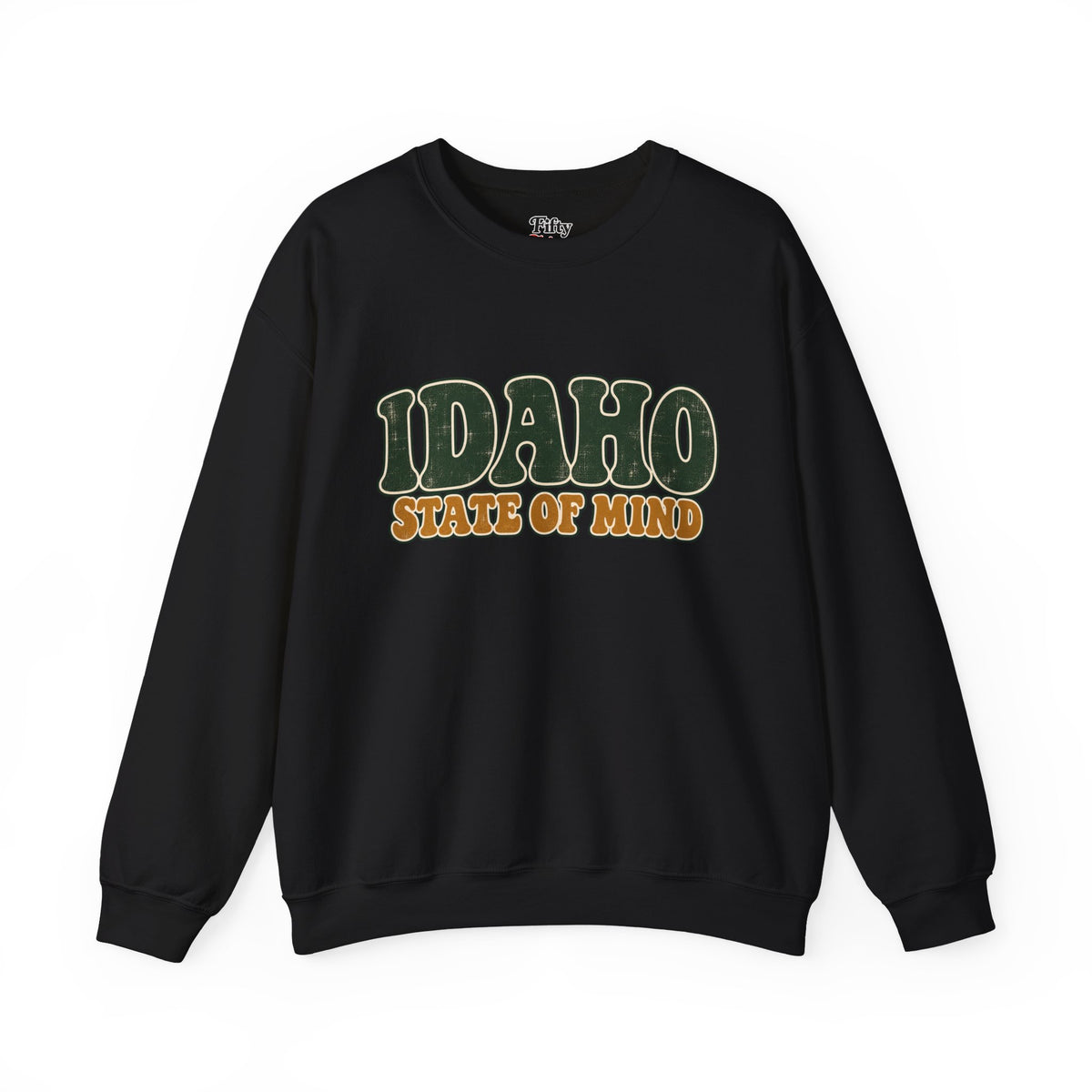 Idaho State of Mind Unisex Crewneck Sweatshirt State Name Graphic