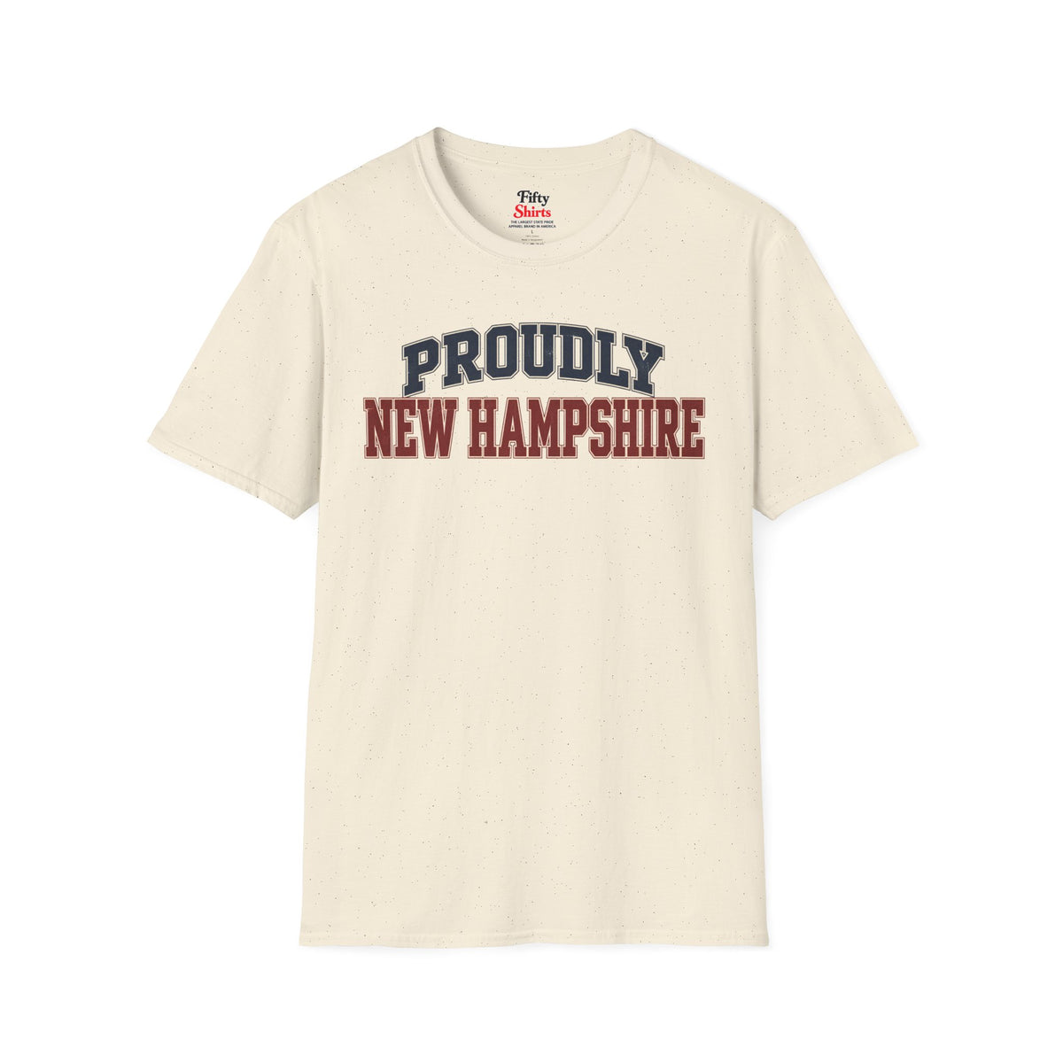 Proudly New Hampshire Unisex Softstyle T Shirt State Name Graphic Tee