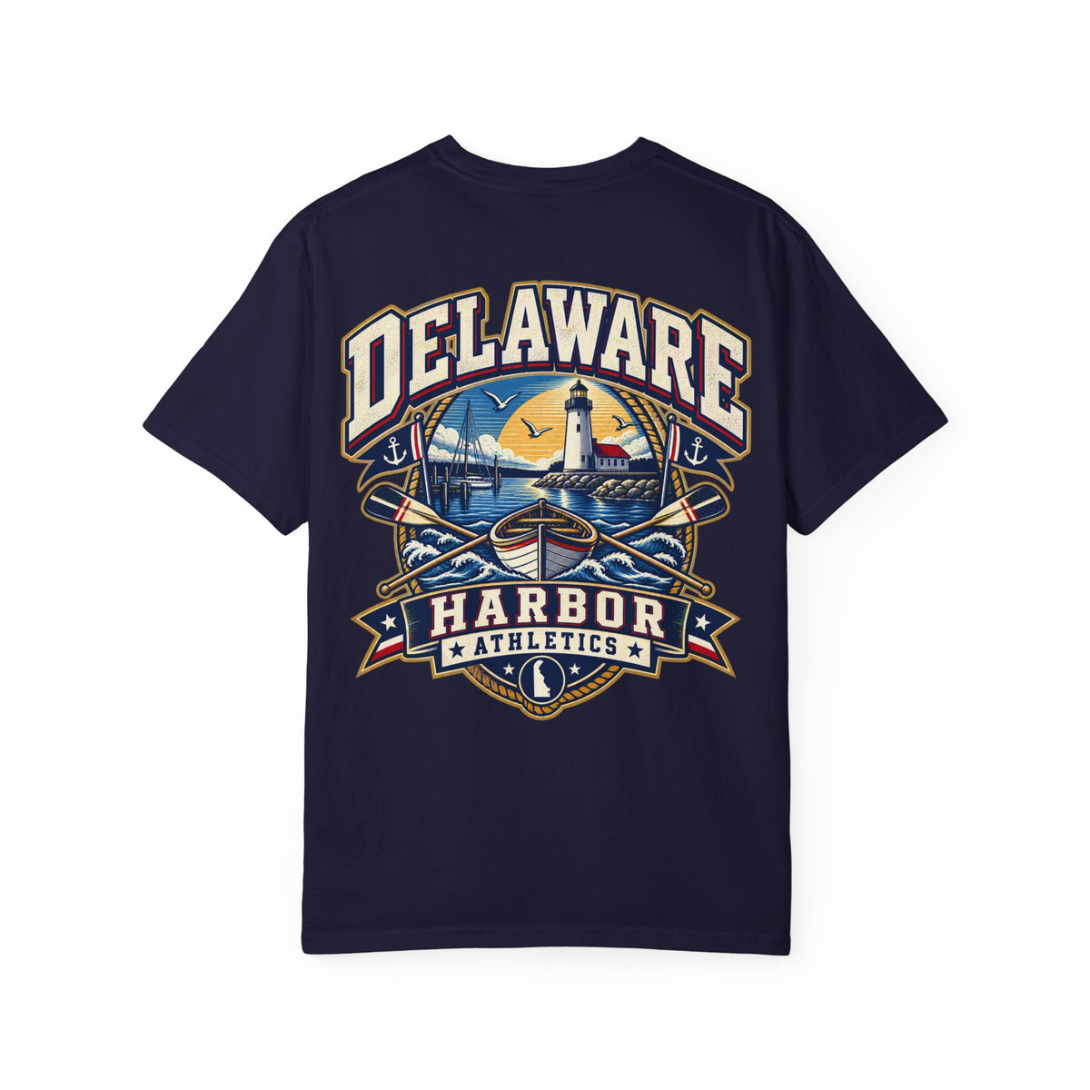 Delaware Harbor Athletics  Unisex Comfort Color 1717 Streetwear Graphic Tee