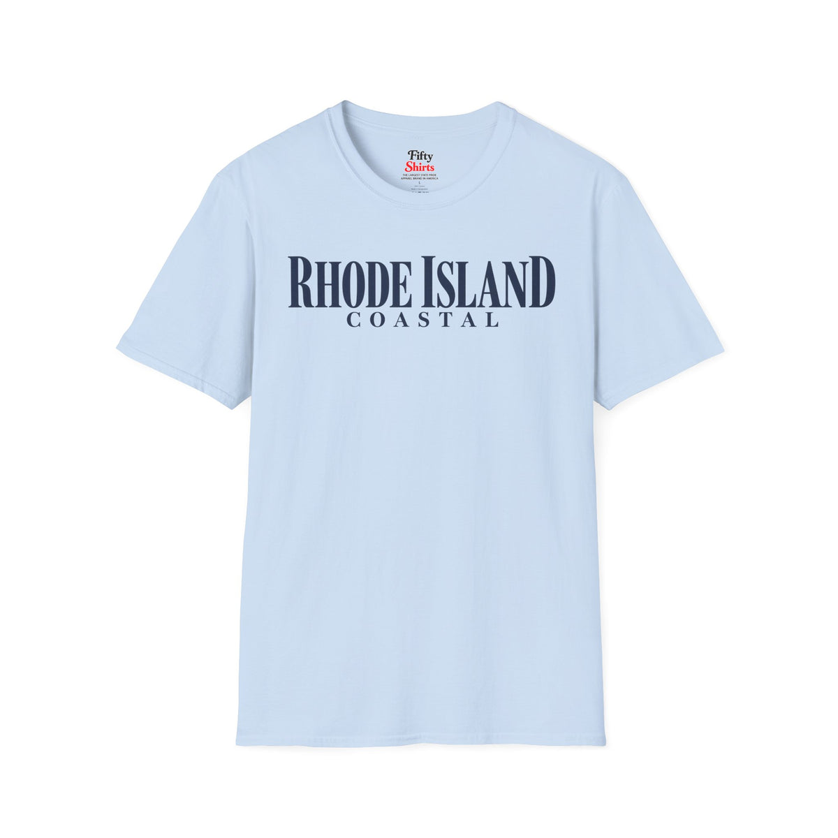 Rhode Island Coastal Unisex Softstyle T Shirt State Name Graphic Tee