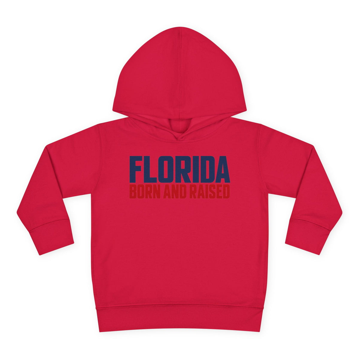 Florida Born and Raised Minimal Luxury Unisex Toddler Pullover Fleece Hoodie