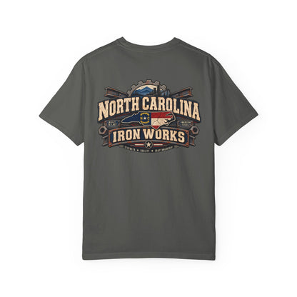 North Carolina Iron Works Unisex Comfort Color 1717 Streetwear Graphic Tee