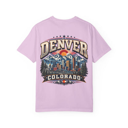 Denver Colorado  Unisex Comfort Color 1717 Streetwear Graphic Tee