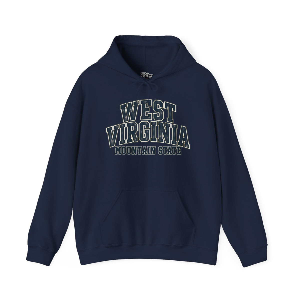 West Virginia Mountain State Unisex Hoodie State Name Graphic