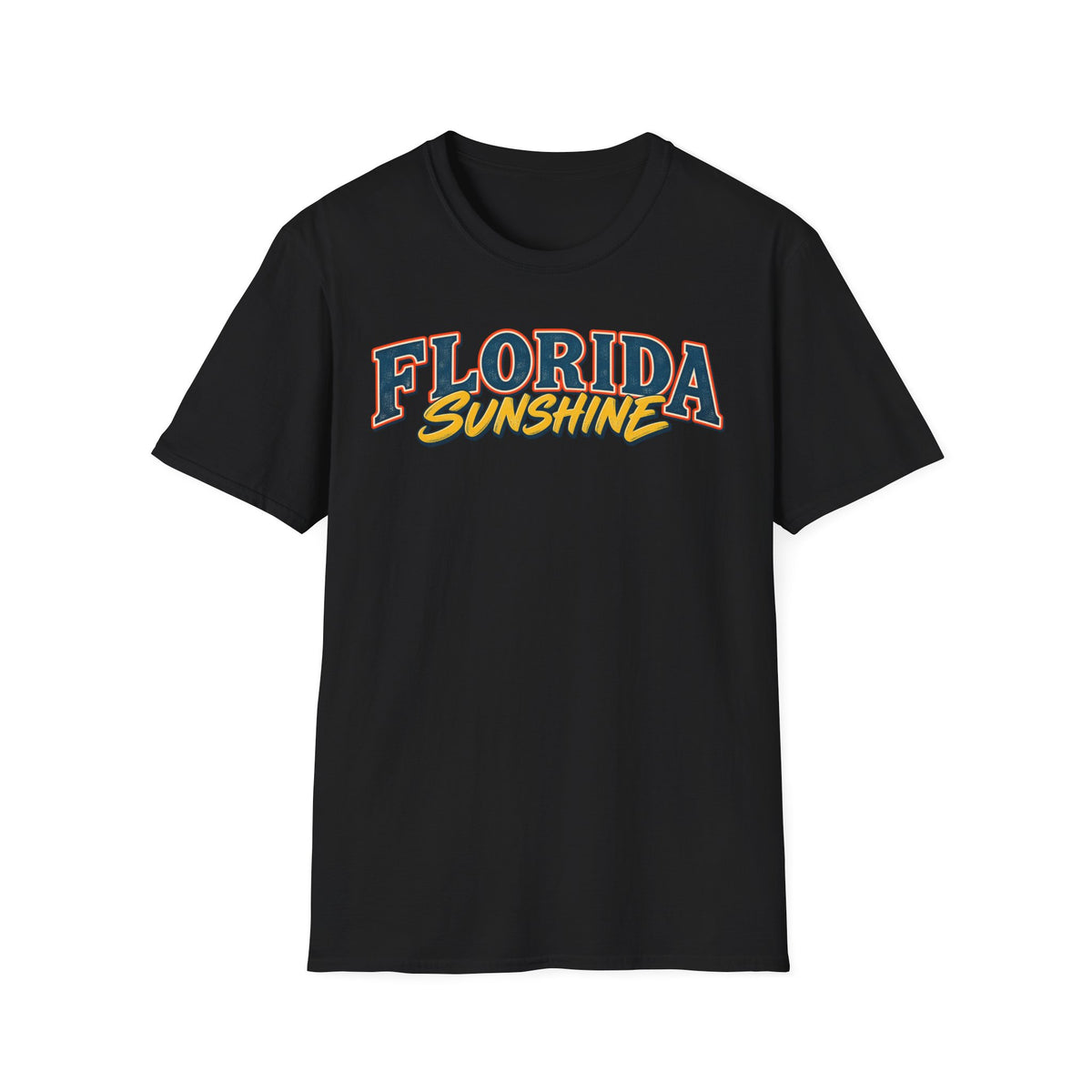 Florida Sunshine Unisex Softstyle T Shirt State Name Graphic Tee