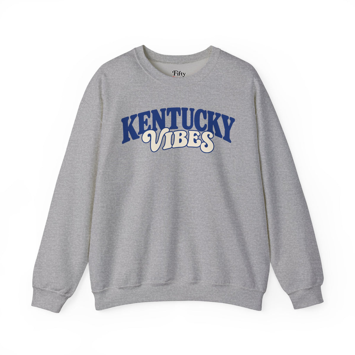 Kentucky Vibes Unisex Crewneck Sweatshirt State Name Graphic