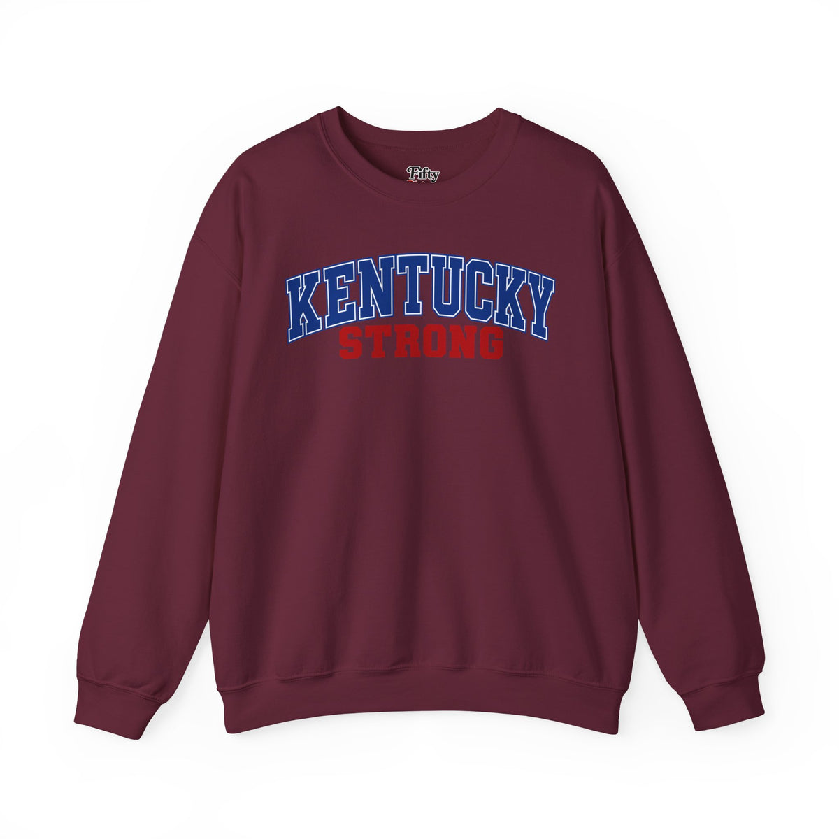Kentucky Strong Unisex Crewneck Sweatshirt State Name Graphic