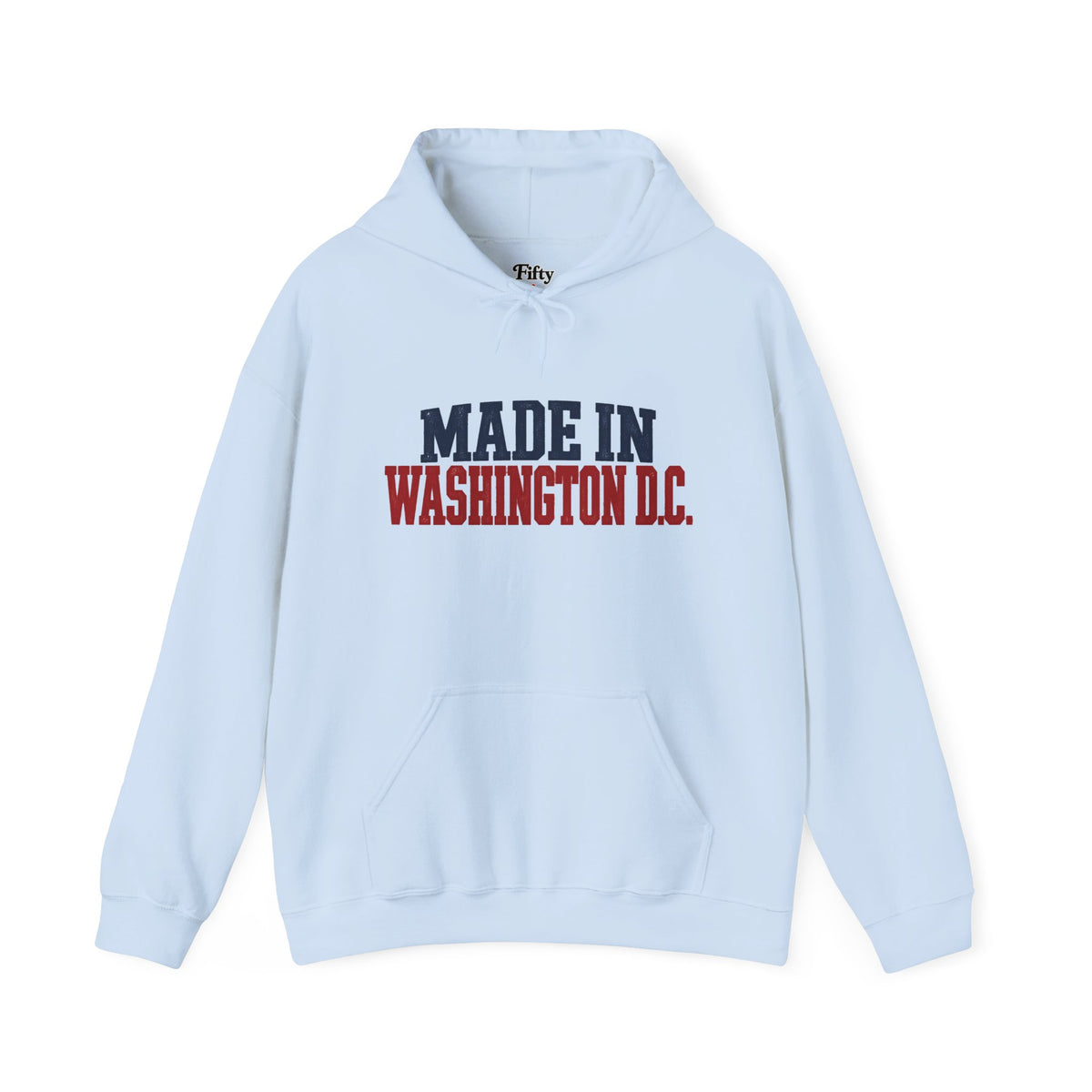 Made in Washington DC Unisex Hoodie State Name Graphic