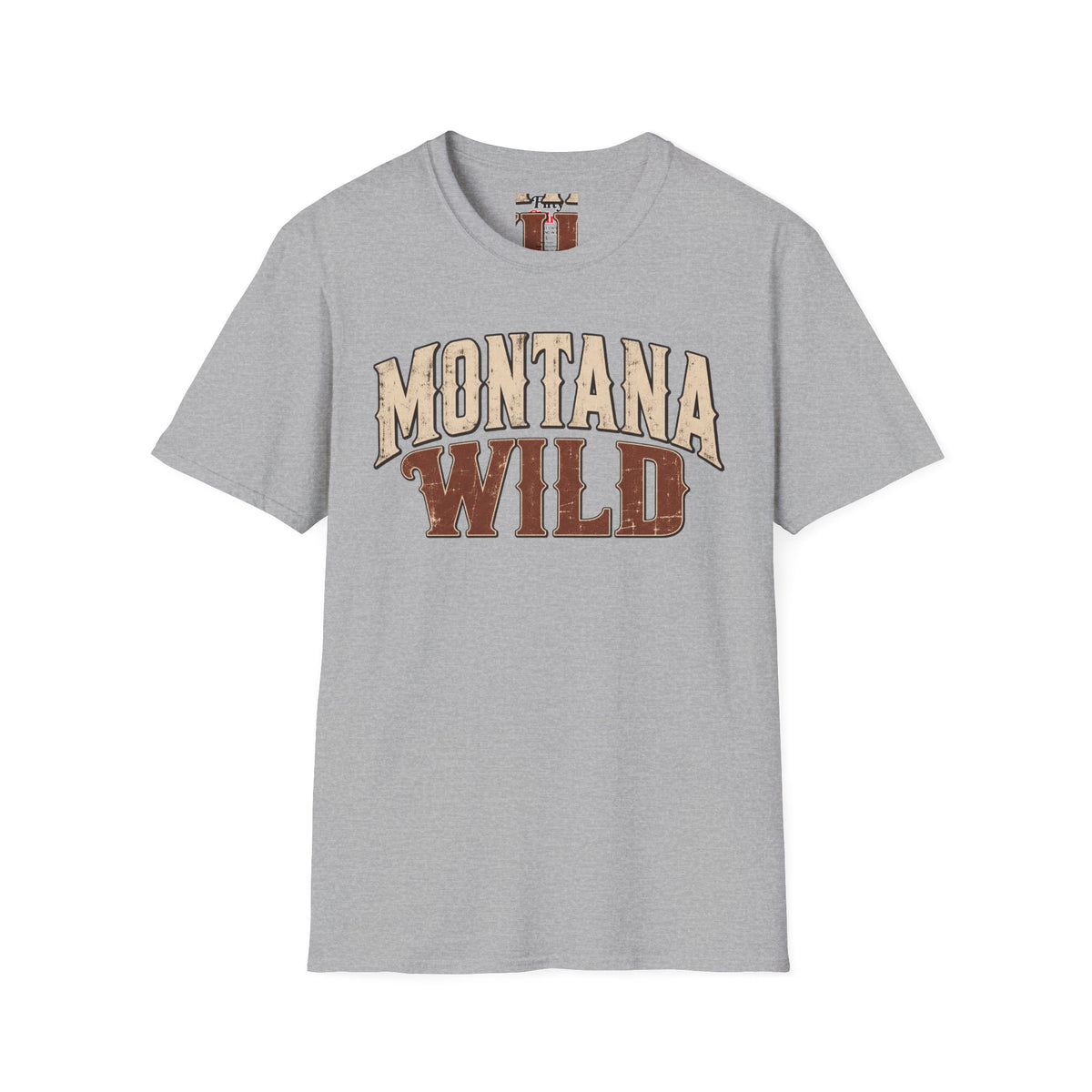 Montana Wild Unisex Softstyle T Shirt State Name Graphic Tee