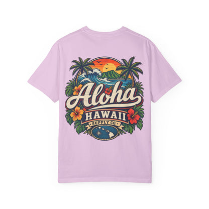 Hawaii Aloha Supply Co Unisex Comfort Color 1717 Streetwear Graphic Tee